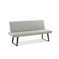 GARTENBANK Beige  - Beige/Schwarz, Design, Textil/Metall (200/91/65cm)