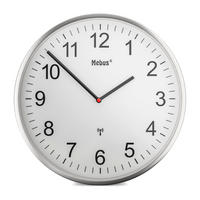 WANDUHR  Silberfarben 30 cm  - Silberfarben, Basics, Metall (30cm)