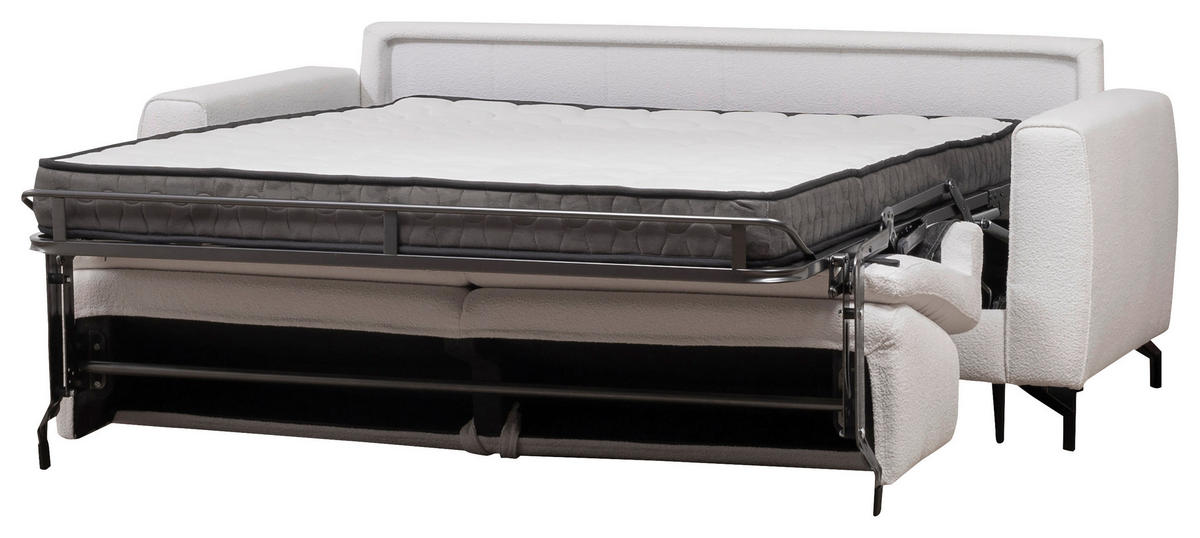 ZOFA S POSTELJNO FUNKCIJO,  temno siva tekstil  - temno siva, Design, tekstil (201/88/102cm) - Hom`in