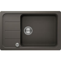 SPÜLE FOMD100LSAGAS  - Dunkelgrau, Basics, Stein (78/29,9/50cm) - Schock