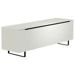 LOWBOARD  160/51/45 cm  - Schwarz/Weiß, Design, Glas/Holzwerkstoff (160/51/45cm) - Moderano