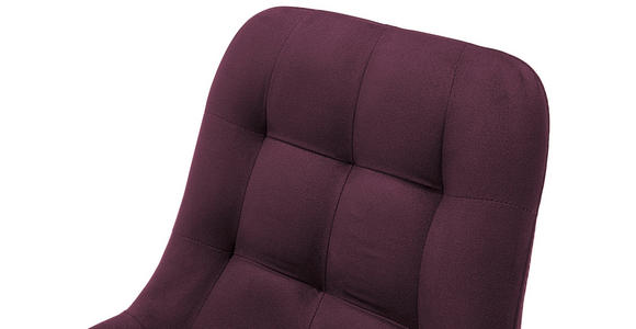 STUHL Flachgewebe Bordeaux - Bordeaux, KONVENTIONELL, Holz/Textil (56/84/63cm) - Carryhome