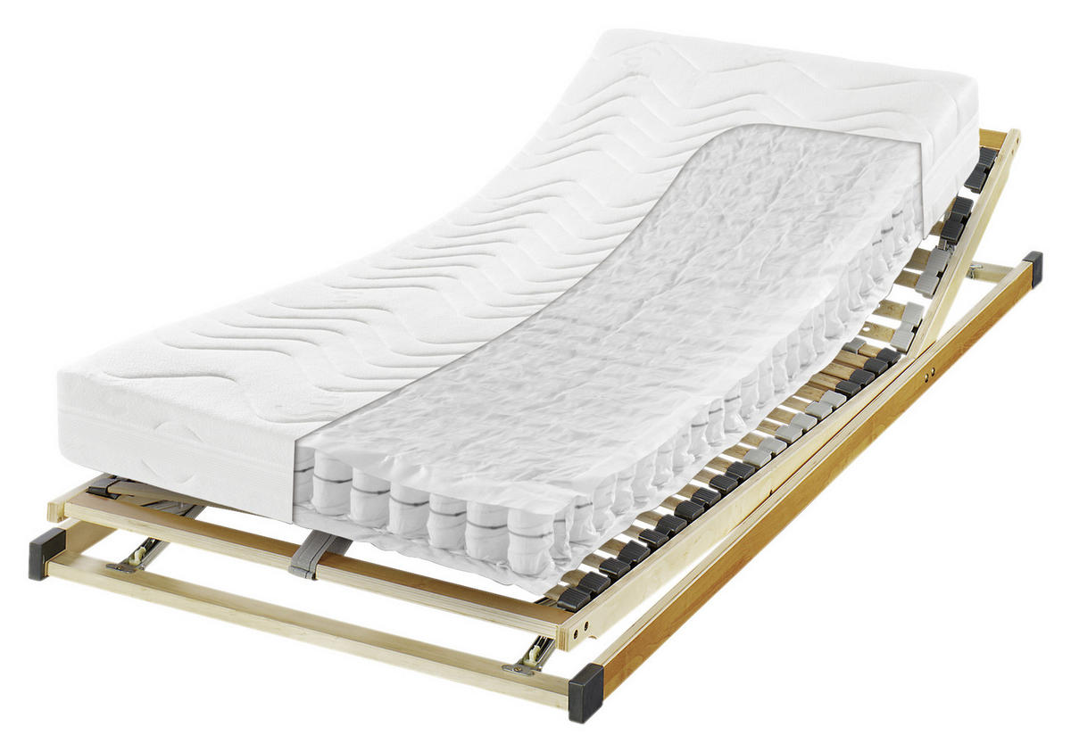 MATRATZENSET 90/200 cm  - Eichefarben, Basics, Holz (90/200cm) - Sleeptex