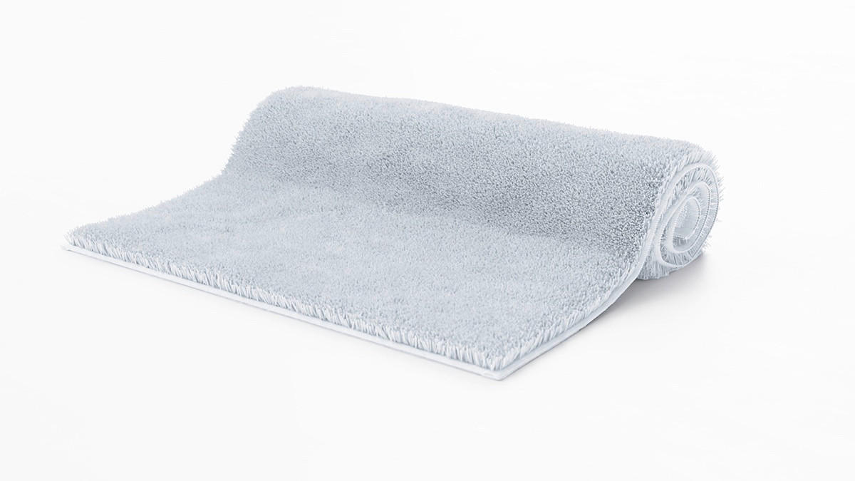 BADEMATTE Grau 60/100 cm  - Grau, Basics, Kunststoff/Textil (60/100cm) - Grund