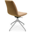 STUHL  in Aluminium Flachgewebe Metall, Textil  - Orange, Design, Textil/Metall (46/81,5-84,5/55cm) - Johann Jakob