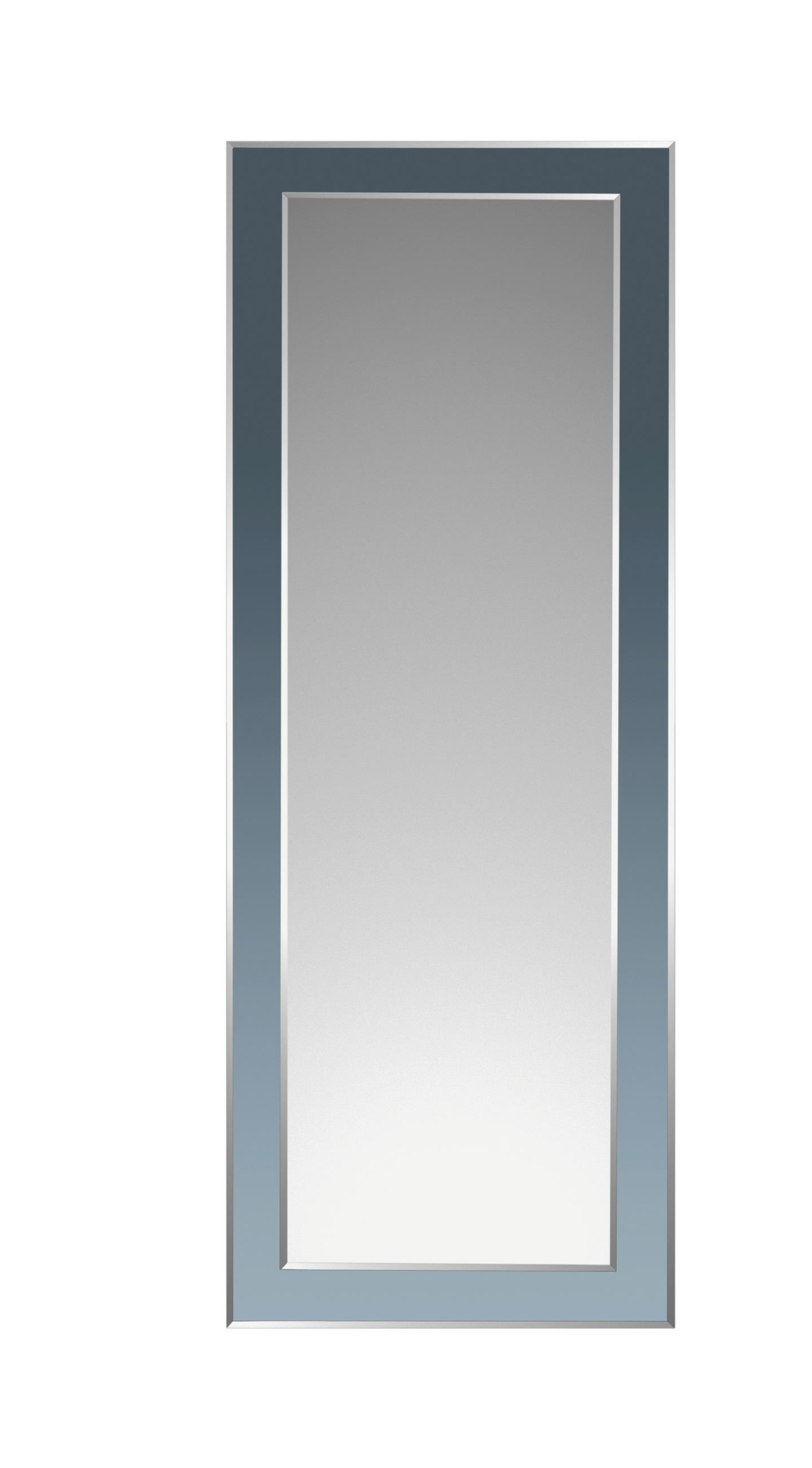 WANDSPIEGEL 60/160/1,5 cm    in rechteckig  - Klar/Anthrazit, Design, Glas (60/160/1,5cm) - Xora