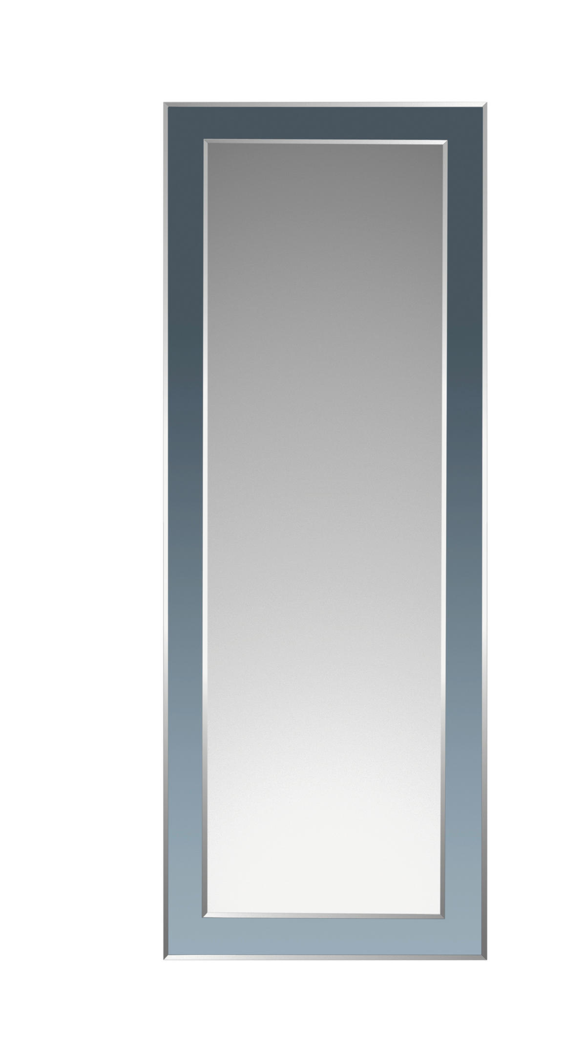 NÁSTĚNNÉ ZRCADLO 60/160/1,5 cm  - čiré/antracitová, Design, sklo (60/160/1,5cm) - Xora
