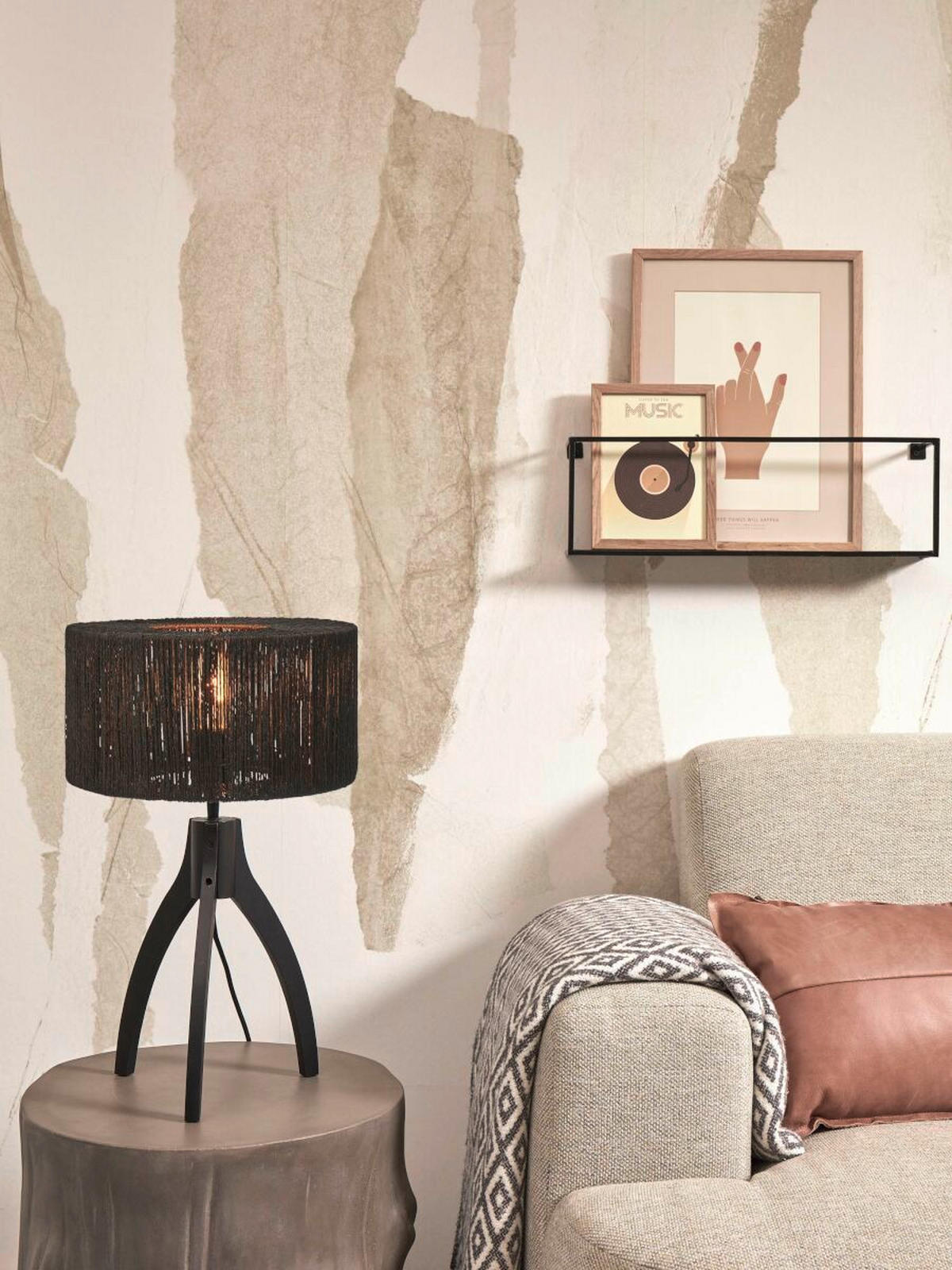 BORDSLAMPA GOOD&MOJO  30/41/30 cm   - svart, Trend (30/41/30cm) - Good & Mojo