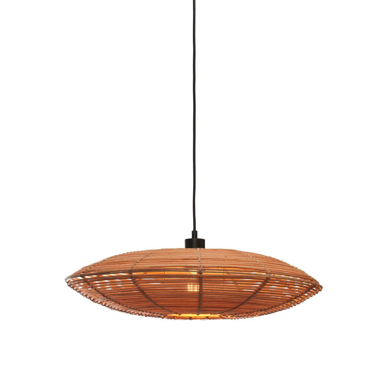HÄNGELEUCHTE GOOD&MOJO 55/55/14 cm - Naturfarben, Trend, Holz (55/55/14cm) - Good & Mojo