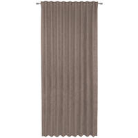 FERTIGVORHANG blickdicht  - Taupe, Konventionell, Textil (140/245cm) - Esposa