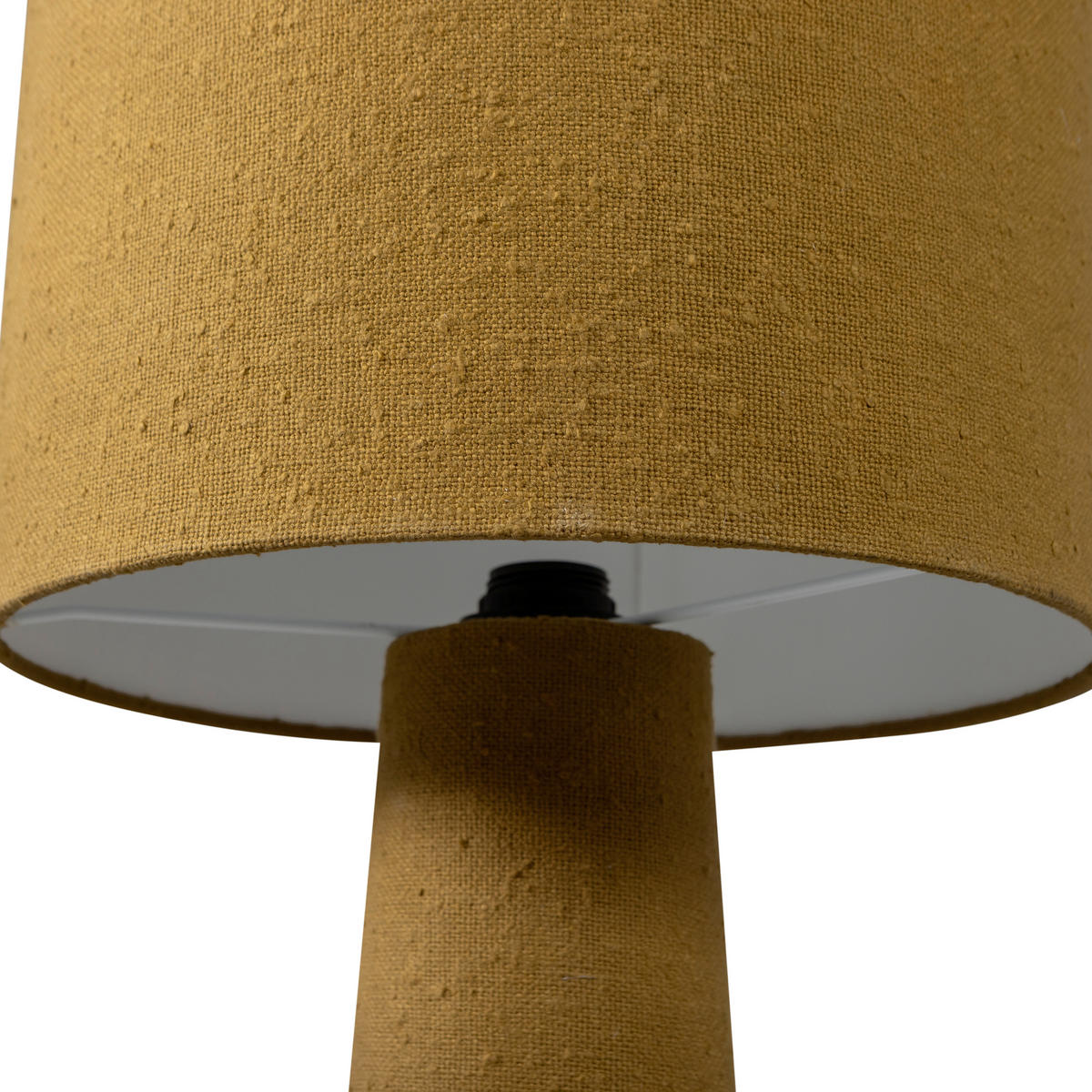 STEHLEUCHTE Loft 35/187/35 cm  - Gelb/Braun, Basics, Textil (35/187/35cm) - Collet's Monde