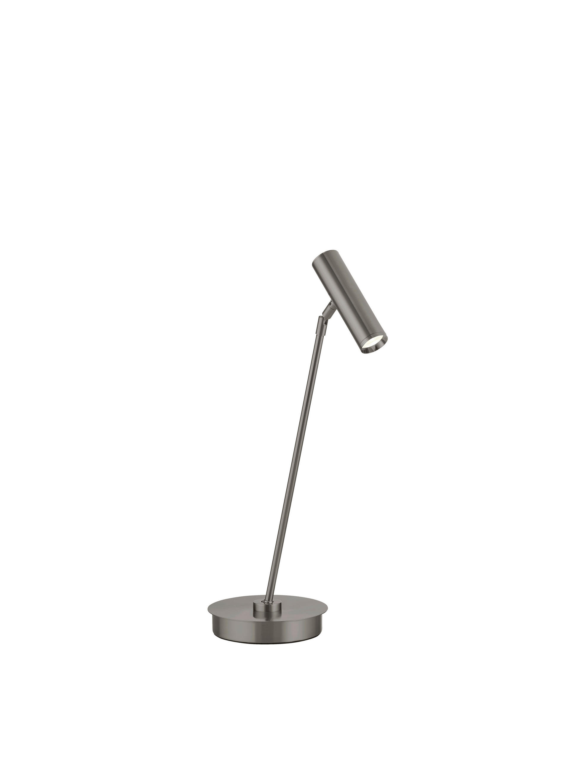 LED-TISCHLEUCHTE Tom Pro 15.8/47.5 cm   - Chromfarben/Nickelfarben, LIFESTYLE, Metall (15.8/47.5cm) - Hell