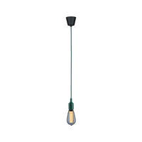 HÄNGELEUCHTE 78429 9,0/218 cm   - Schwarz/Grün, Basics, Kunststoff/Textil (9,0/218cm) - Paulmann