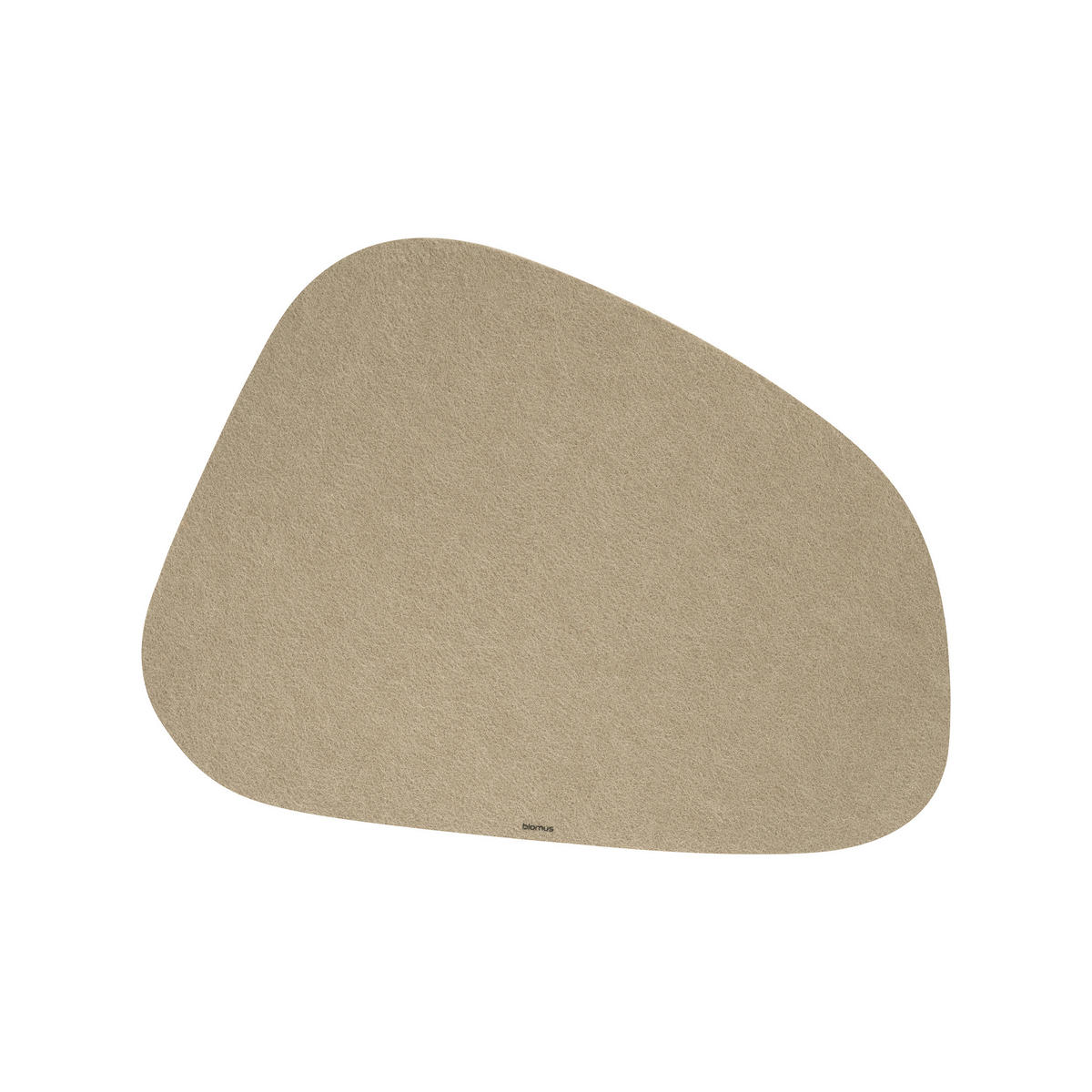 PLATZDECKCHEN Textil Filz Taupe  - Taupe, Basics, Textil (48,5/35/0,4cm) - Blomus