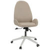 DREHSTUHL Flachgewebe Beige  - Beige/Weiß, Basics, Kunststoff/Textil (56/104/58cm) - MID.YOU