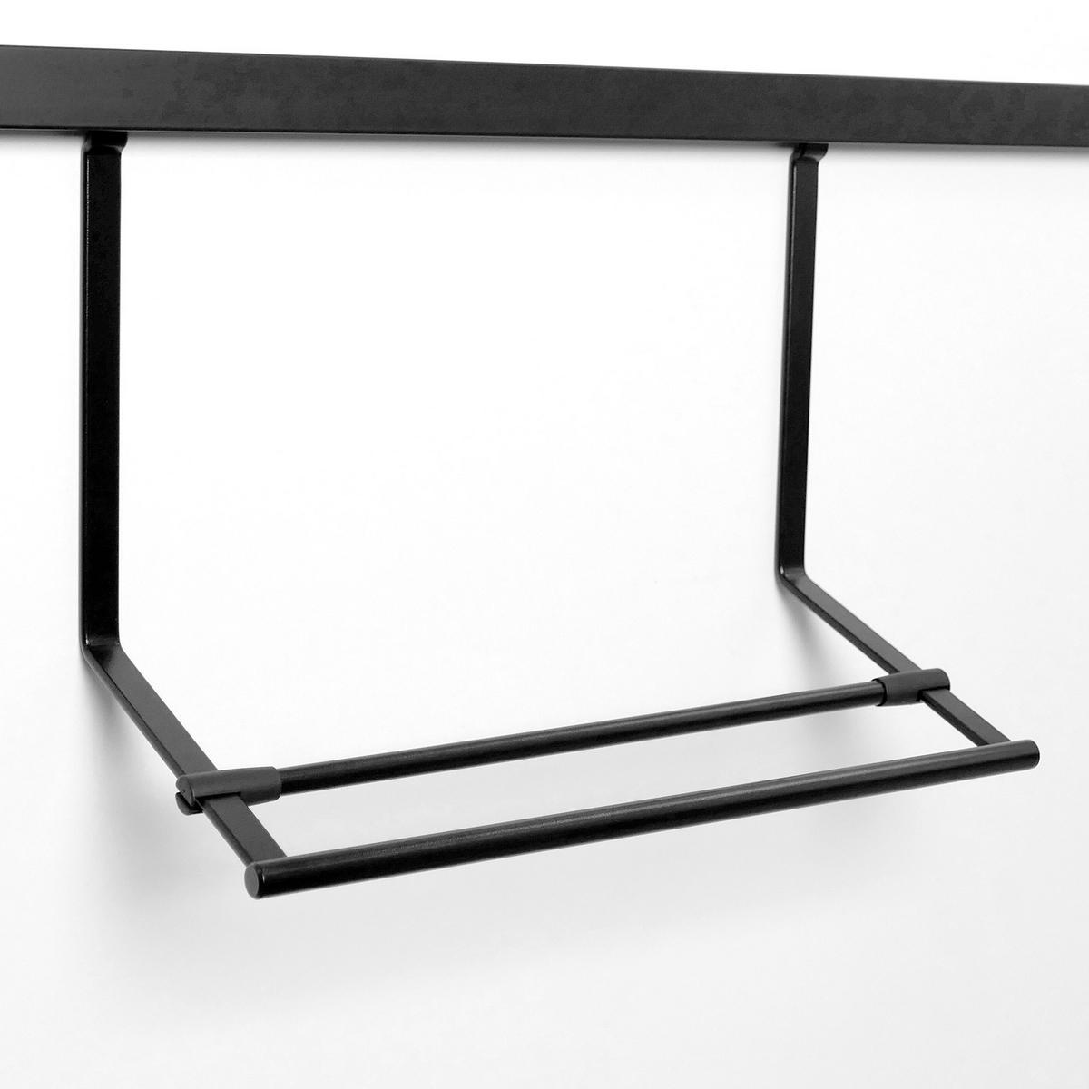 KÜCHENROLLENHALTER - Schwarz, Basics, Metall (35,2/26/15cm) - HKT
