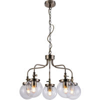 PENDELLEUCHTE Ballet 55/55/80 cm   - Goldfarben/Schwarz, KONVENTIONELL, Metall (55/55/80cm)