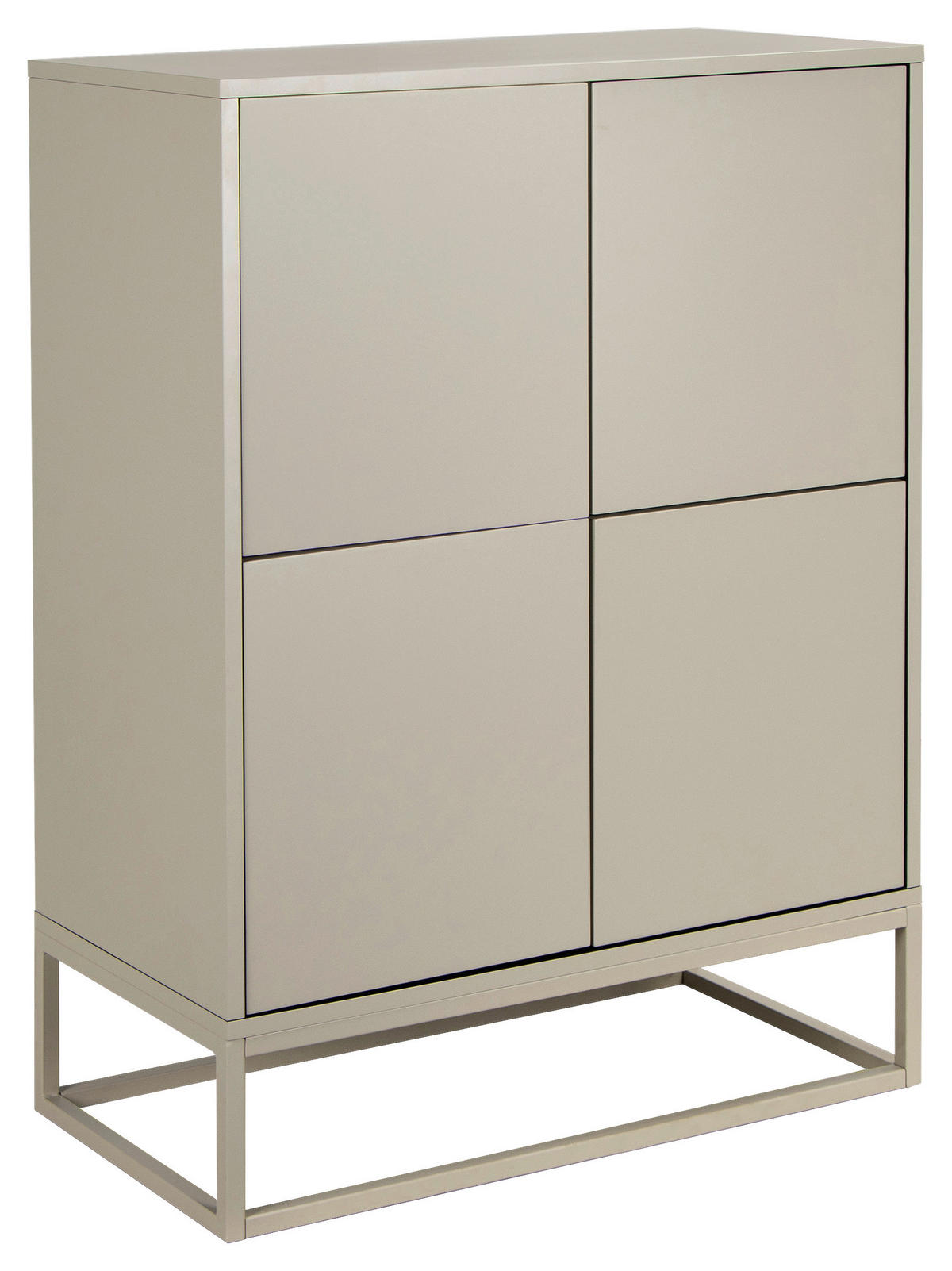 SIDEBOARD  in 80/110/40 cm  - Weiß, Design, Holzwerkstoff/Metall (80/110/40cm) - MID.YOU