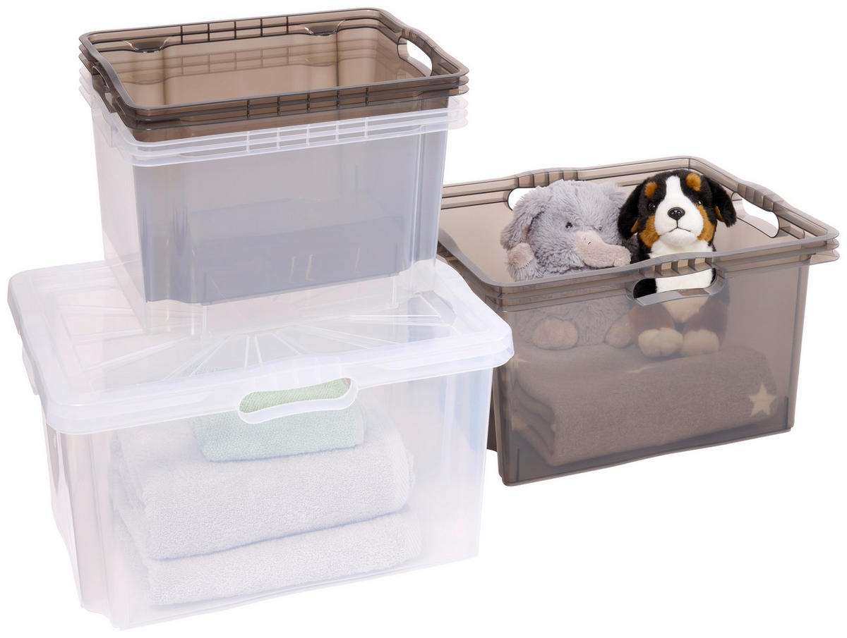 BOX     - Grau, Basics, Kunststoff (35/27/21cm)