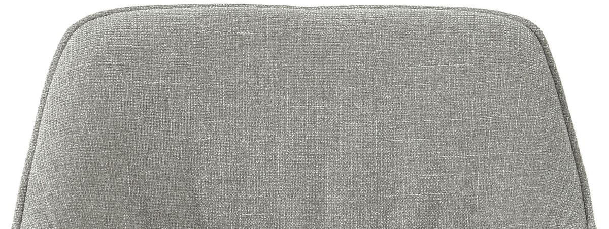 BARHOCKER Leinenoptik Schwarz, Taupe Eisen Pappel Sperrholz inklusive Armlehnen  - Taupe/Schwarz, KONVENTIONELL, Holz/Textil (57/105/57cm) - MID.YOU