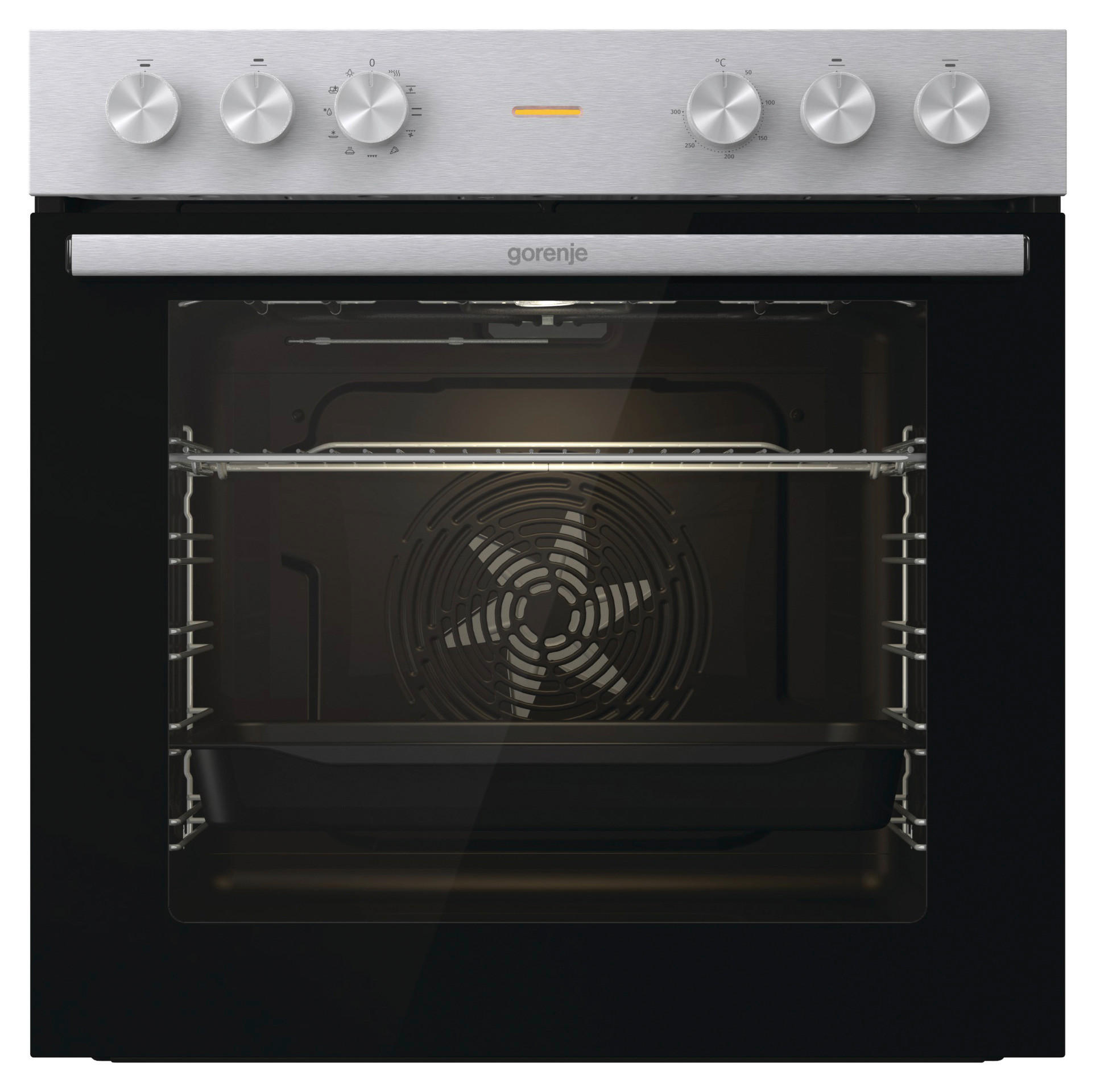 HERDSET RED PEPPER CX com  - Edelstahlfarben, Basics, Glas/Metall (59,5/59,5/56,4cm) - Gorenje