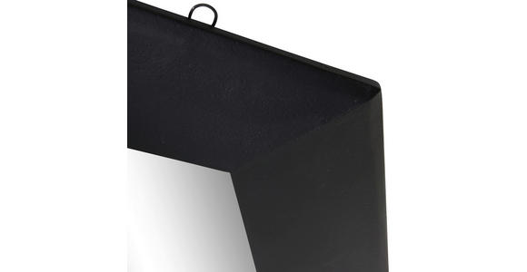 WANDSPIEGEL 100/70/4 cm in Freiform - Schwarz, LIFESTYLE, Glas/Holzwerkstoff (100/70/4cm) - Landscape