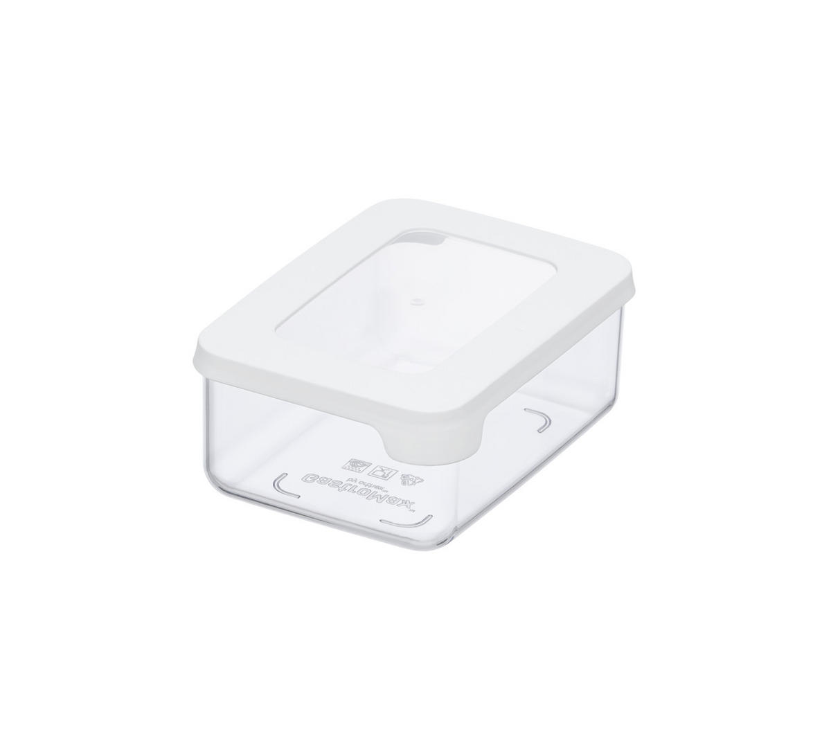 MATLÅDA 0,35 l  - vit/transparent, Basics, plast (9/12,5/5cm) - Gastromax by Orthex