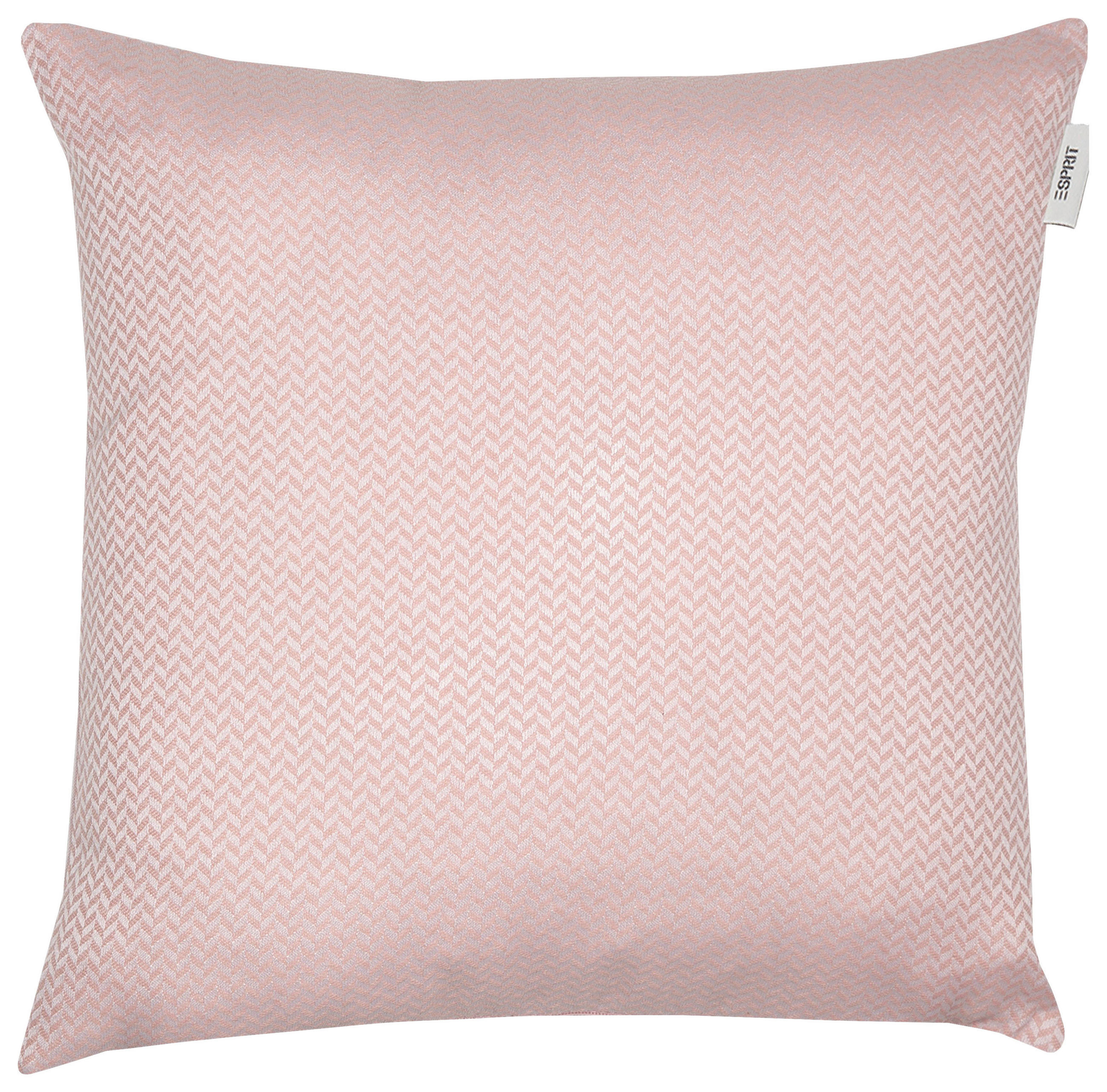 KUDDFODRAL E-Cado 38/38 cm  - rosa/cremefärgad, Klassisk, textil (38/38cm) - Esprit