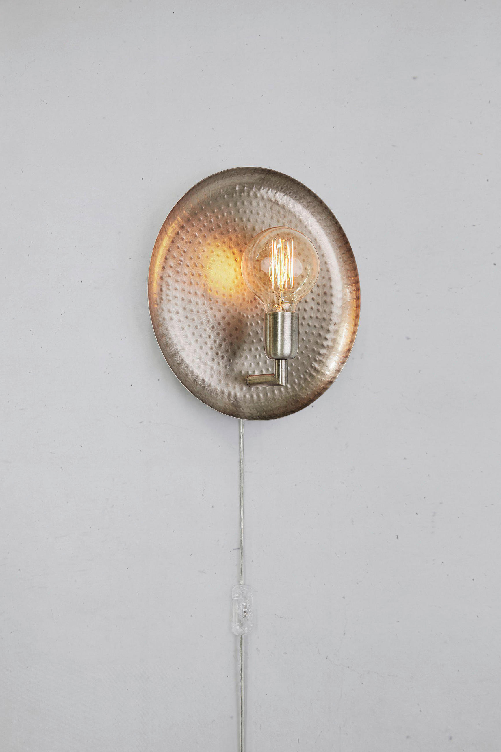 WANDLEUCHTE - Silberfarben, Basics, Metall (31/31/9cm) - Markslöjd