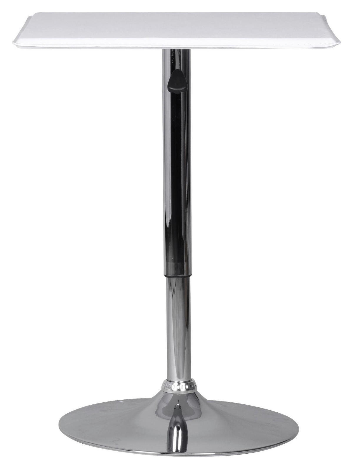 VISOKI STOL - bijela/boje kroma, Moderno, drvni materijal/metal (63/83-104/63cm) - MID.YOU