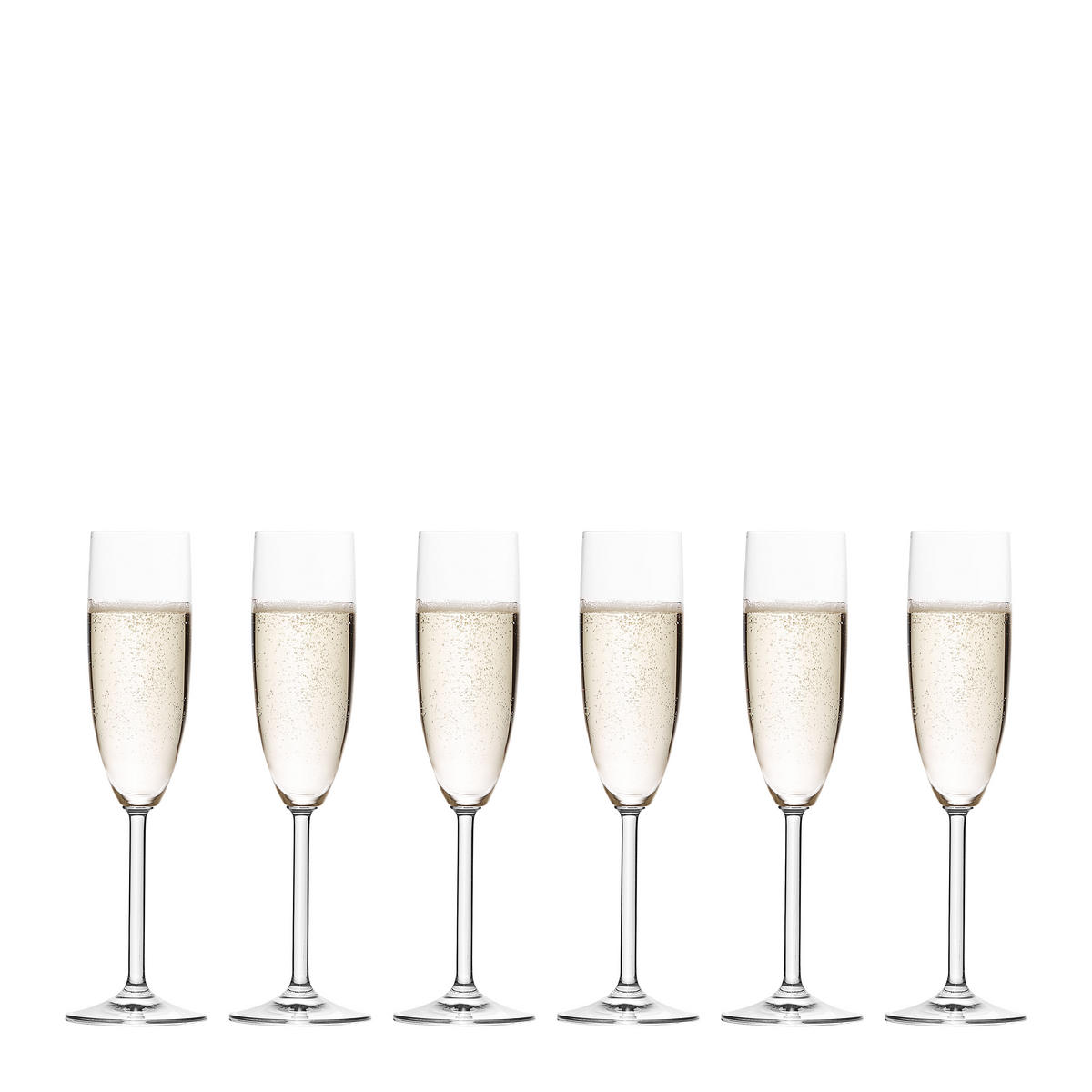 GLÄSERSET 6-teilig  - Klar, KONVENTIONELL, Glas (0,215cm) - Leonardo