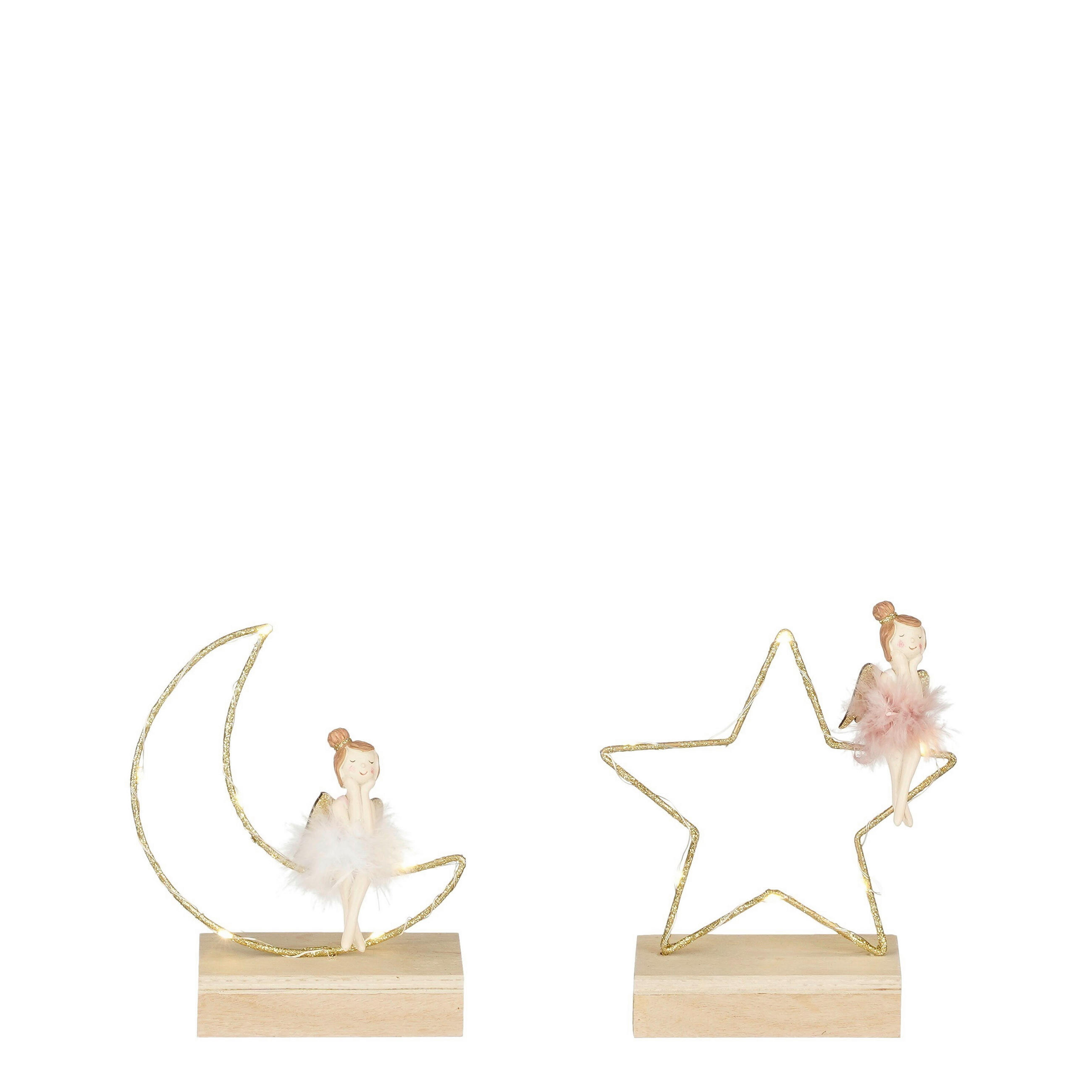 DEKOR CSILLAG - fehér, Basics, fém (16/6/19.5cm)