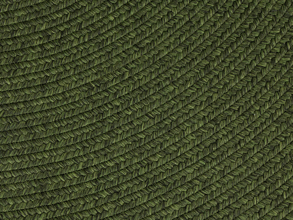 OUTDOORTEPPICH 200 cm Braided Smaragdgrün  - Smaragdgrün, Basics, Kunststoff (200cm)