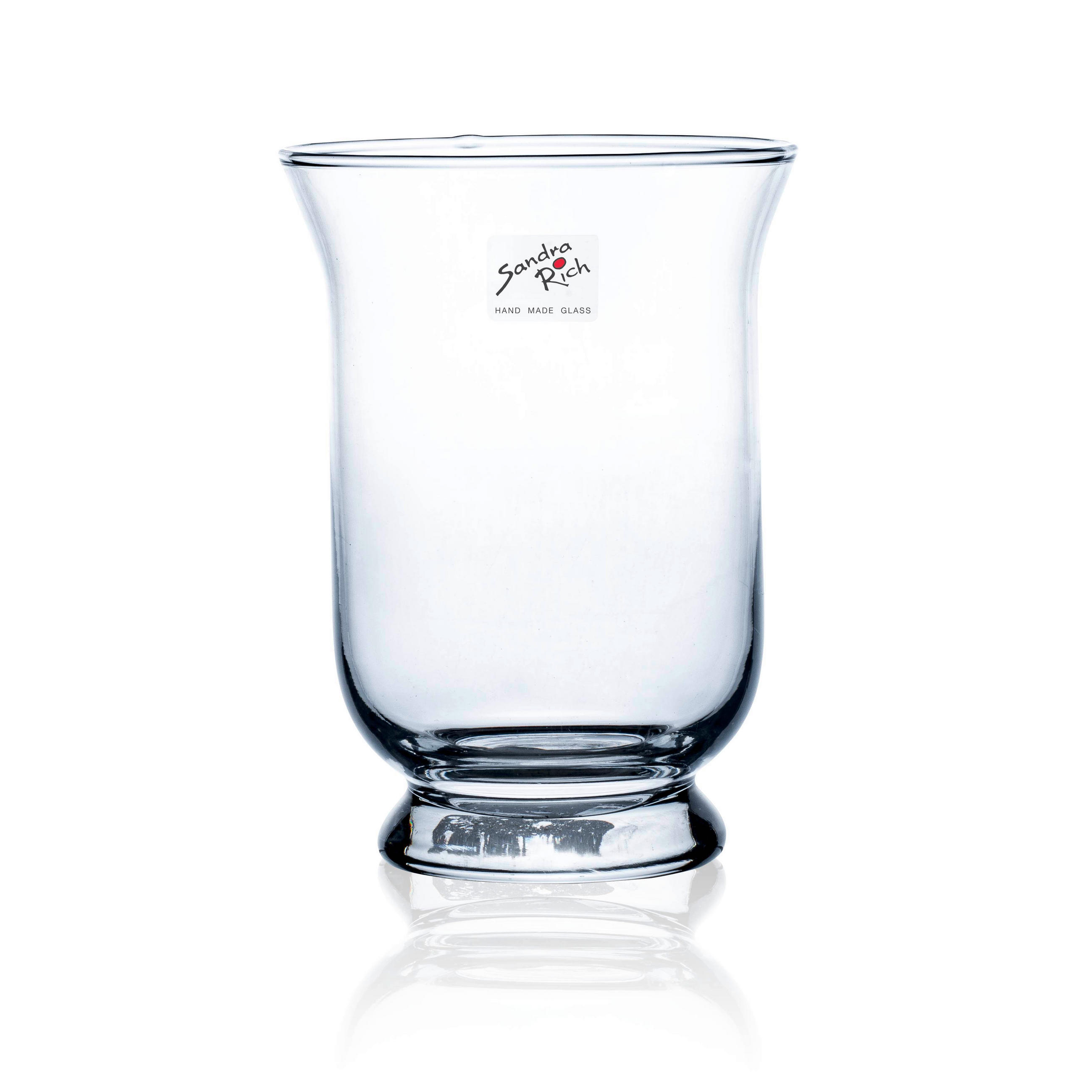 VÁZA 19 cm  - Basics, Üveg (13,5/19cm) - Ambia Home