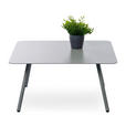 BEISTELLTISCH 75/75/35 cm Grau  - Grau, Design, Metall (75/75/35cm) - Xora