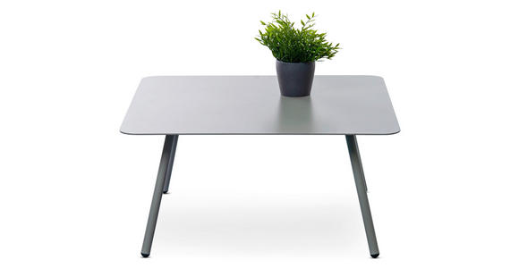BEISTELLTISCH 75/75/35 cm Grau  - Grau, Design, Metall (75/75/35cm) - Xora