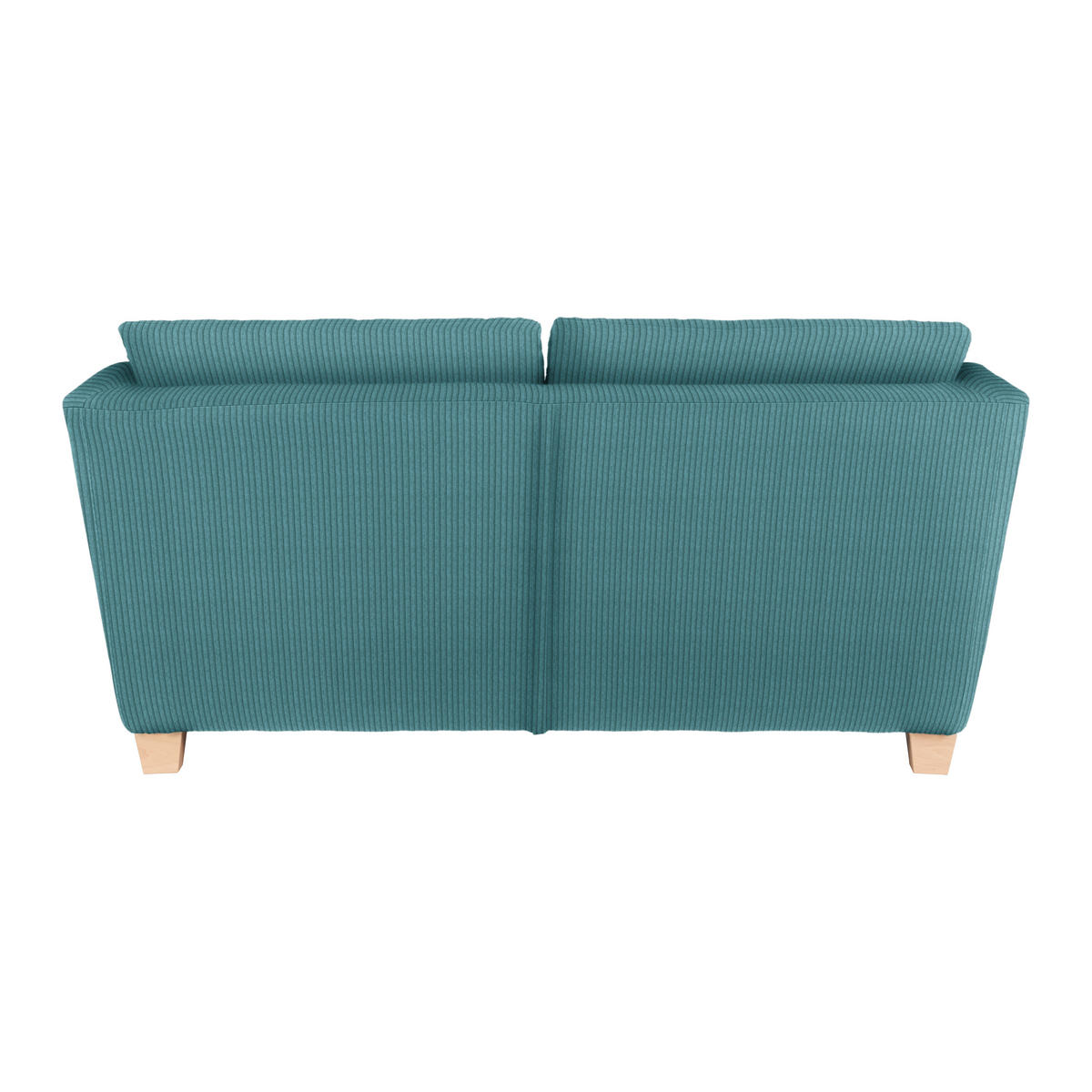 2-SITS SOFFA i textil petrol  - petrol/naturfärgad, trä/textil (190/70-85/95cm) - MID.YOU