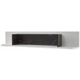 WANDBOARD  150/27/23,4 cm  - Dunkelgrau/Weiß, Design, Holzwerkstoff (150/27/23,4cm) - Xora