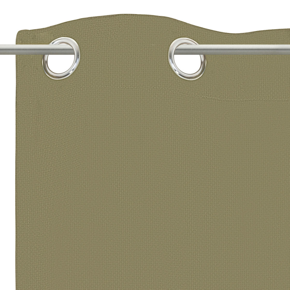 ÖSENSCHAL STAMPA blickdicht 135/245 cm   - Grün, Design, Textil (135/245cm) - Esposa