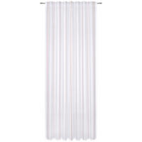 FERTIGVORHANG transparent  - Kupferfarben, Design, Textil (140/255cm) - Novel