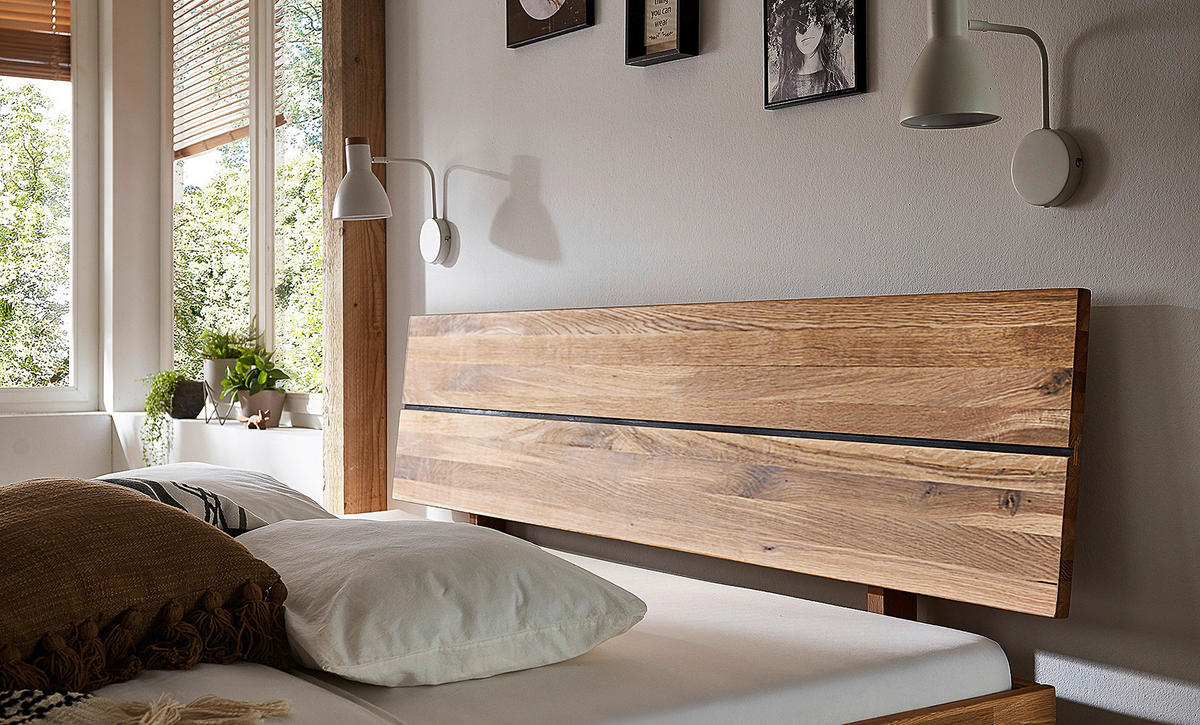 BETT 160/200 cm  in Naturfarben  - Naturfarben, MODERN, Holz (160/200cm) - MID.YOU