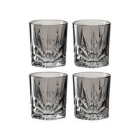 WHISKY-GLÄSERSET 330 ml 4-teilig  - Grau, LIFESTYLE, Glas (8,5/9,5/8,5cm) - Leonardo