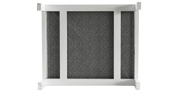 KOMMODE , 37/80/30 cm, 3 Schublade(n)  - Weiß/Grau, Basics, Karton/Holz (37/80/30cm) - Carryhome