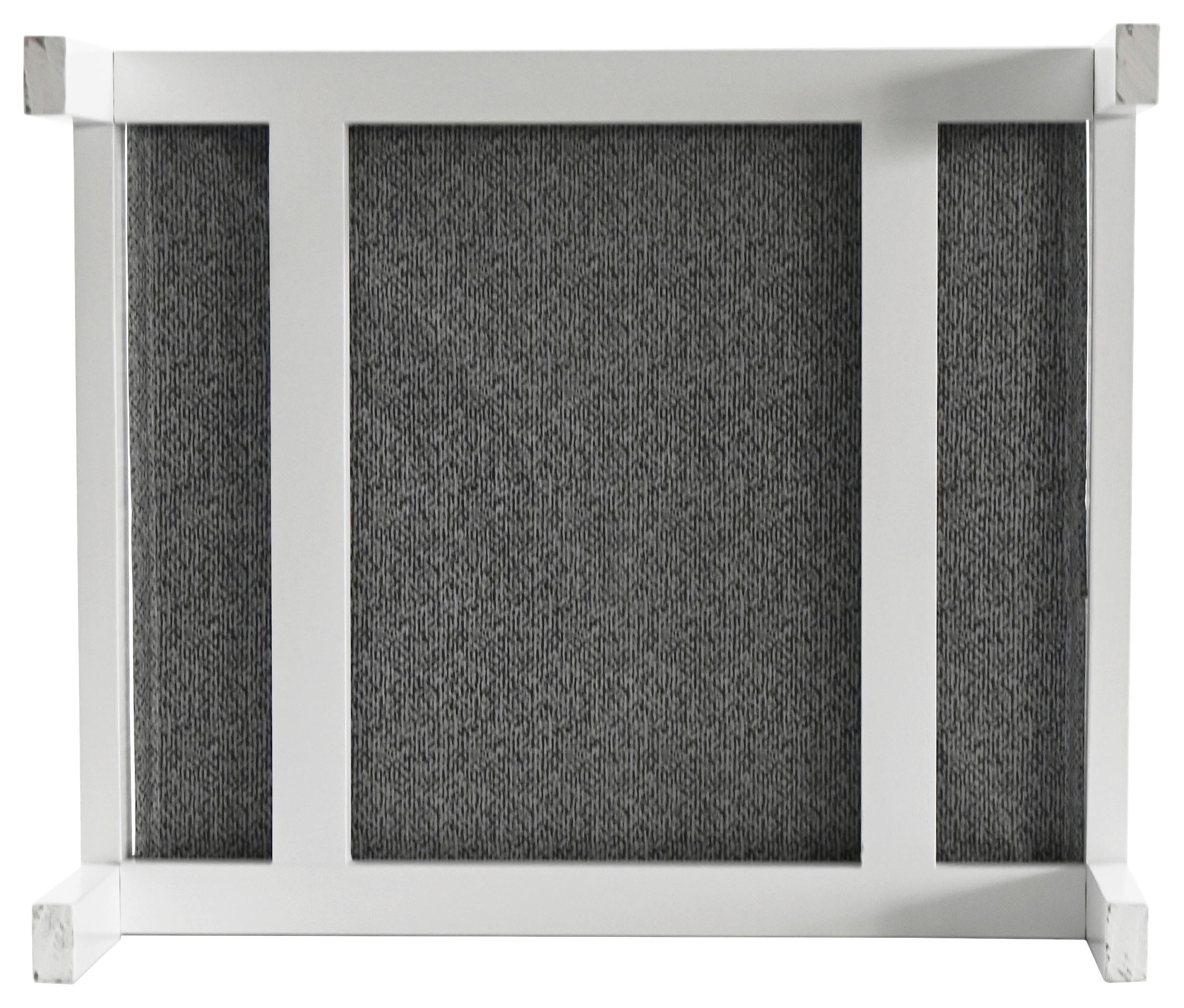 Thumbnail - Carryhome Kommode, Grau, Weiß, Holz, Textil, Karton, Holzwerkstoff, Kiefer, massiv, 3 Schubladen, 37x80x30 cm, Typenausw...