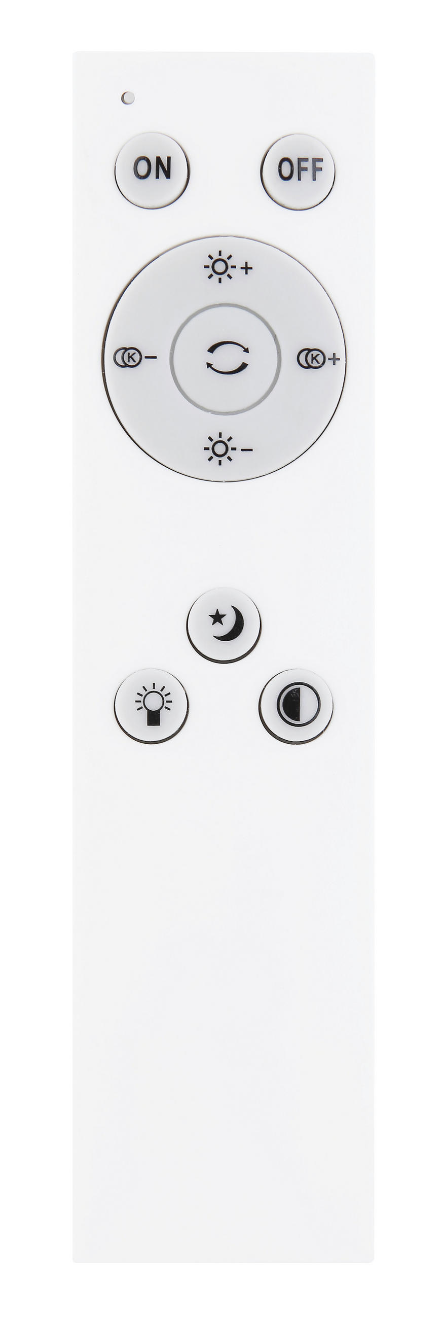 PLAFONIERĂ CU LED - argintiu/alb, Basics, plastic/metal (41/6cm) - Globo