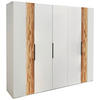 DREHTÜRENSCHRANK  in Weiß, Wildeiche  - Wildeiche/Weiß, Design, Holz/Holzwerkstoff (251,9/223,3/62cm) - Dieter Knoll