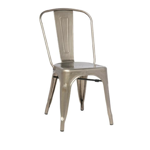 STOL stål  - silver/svart, Design, metall (45/84/52cm)