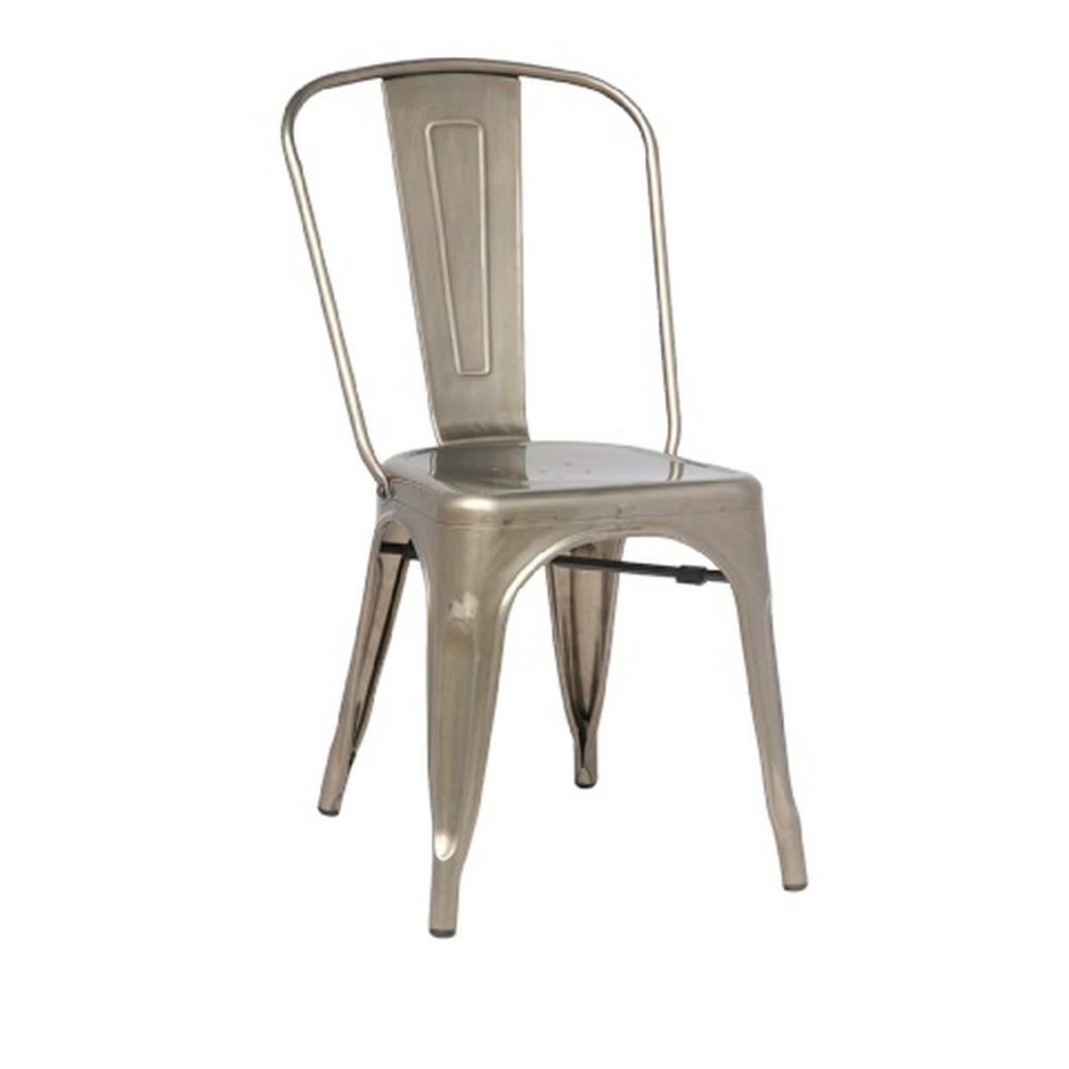STOL stål  - silver/svart, Design, metall (45/84/52cm)