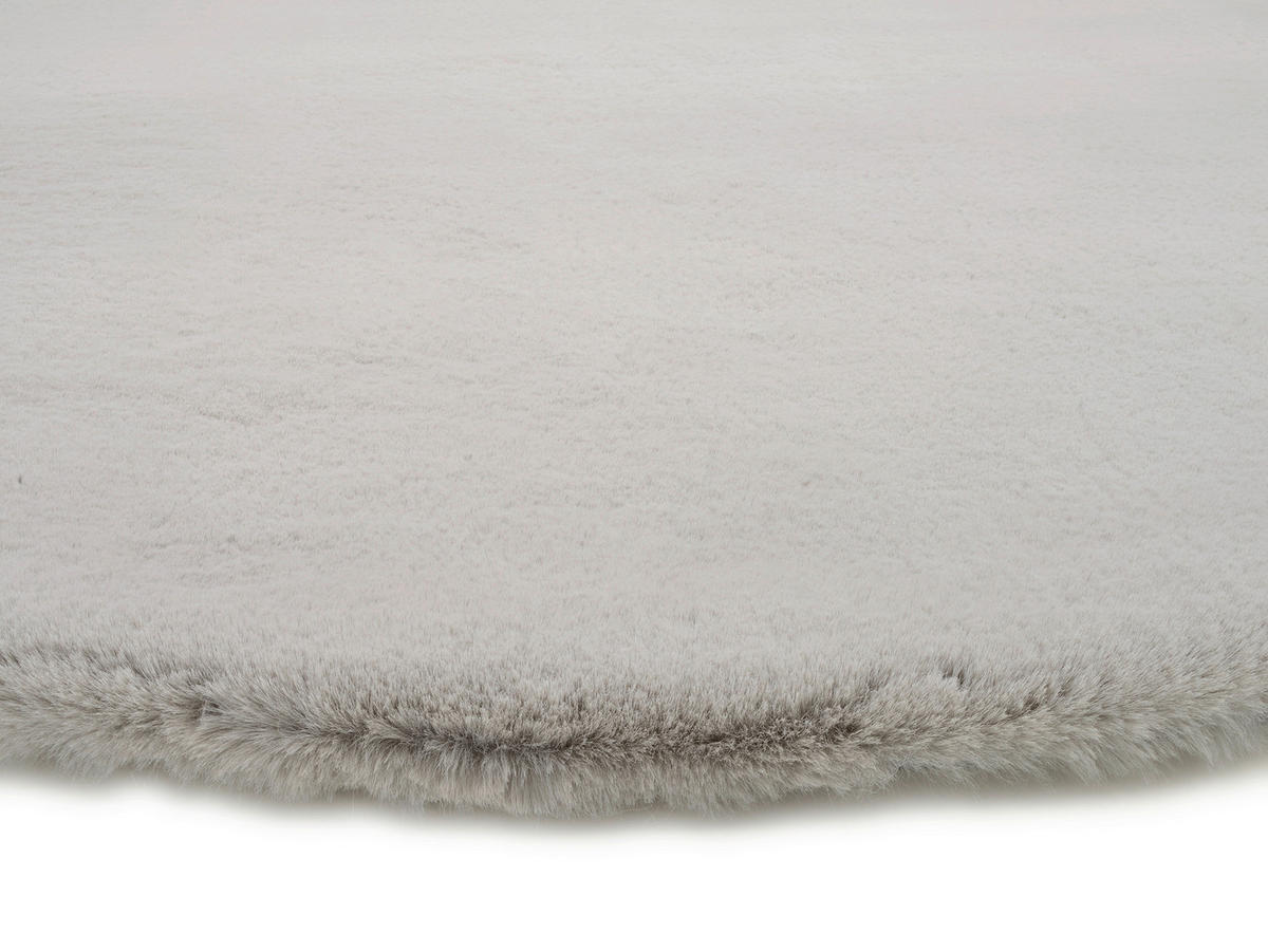 HOCHFLORTEPPICH 80 cm Nuvola - Exklusiv Hellgrau  - Hellgrau, Basics, Textil (80cm) - Novel