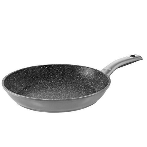BRATPFANNE 28 cm  - Anthrazit, Basics, Metall (28cm) - Stoneline